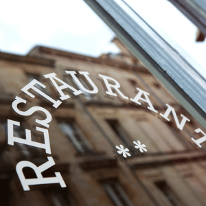 door to a restaurant in Katy, Texas