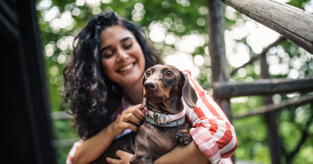 west houston dog mom with dog