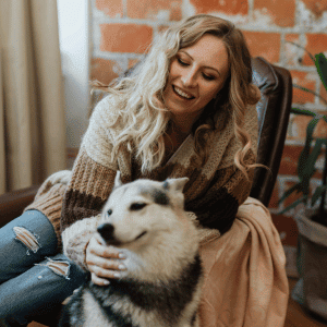 Animal Admiration pet sitter with dog in Katy, TX