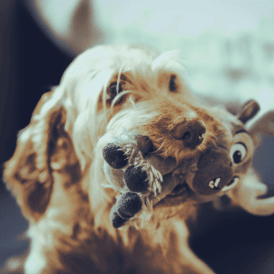 dog playing with Animal Admiration Pet Care dog sitter