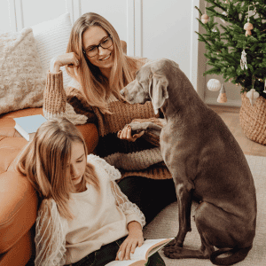 Katy, TX family with dog