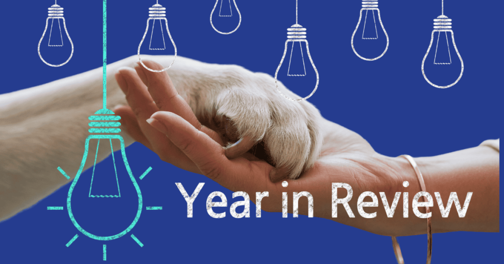 year in review hand with paw Animal Admiration Pet Care What 2025 Taught Us About Pets, People, and Community