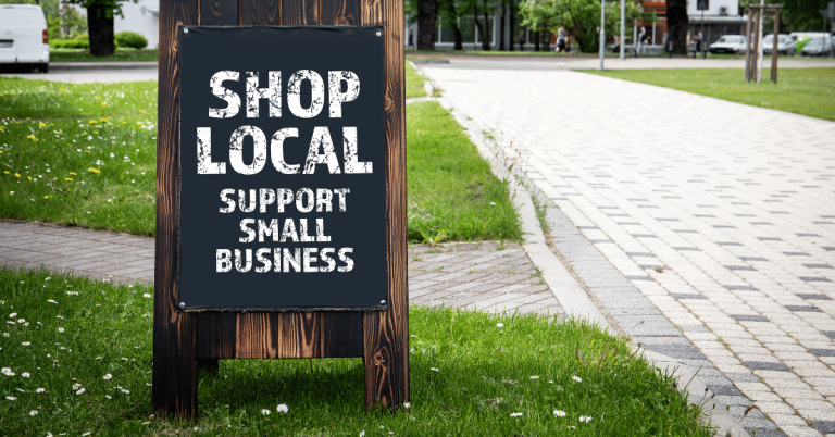 Holiday Gift Ideas in Katy and Surrounding Areas Shop local sign Katy, TX