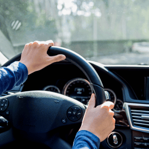 Katy Houston commute person driving in car How Dog Walkers and Pet Sitters Reduce Separation Anxiety and Boredom in Katy–Houston Households